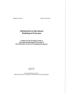 Optimisation in Operational Radiological Protection